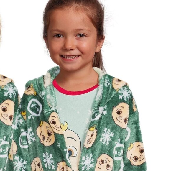 CoCoMelon Toddler Pajamas and Robe Set, 3-Piece, Sizes 12M-8M - NWT - Picture 6 of 8